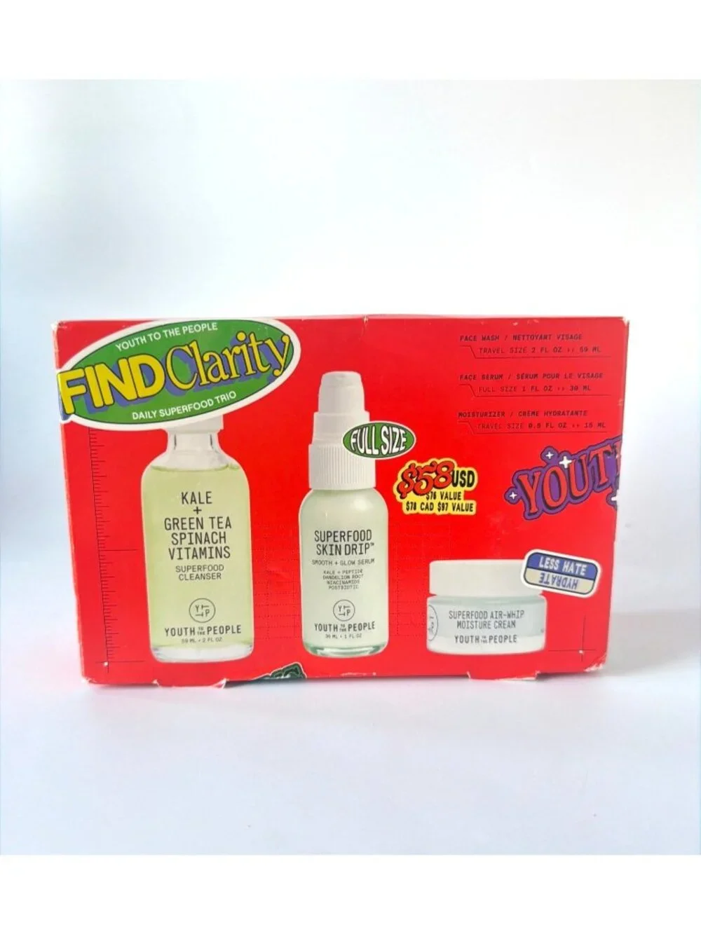 Youth to the People Superfood Routine 2.0 Skincare Set
